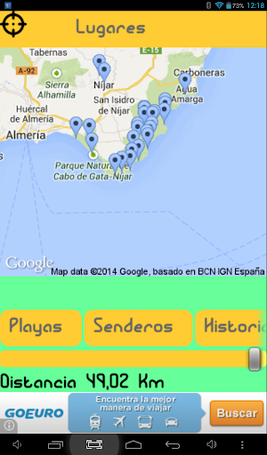 GPS CABO DE GATA Nijar-Almeria