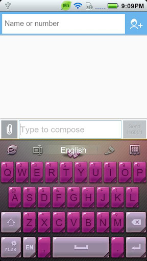 GO Keyboard Ladies theme