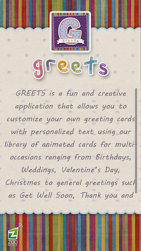 GREETS Animated Greeting Card