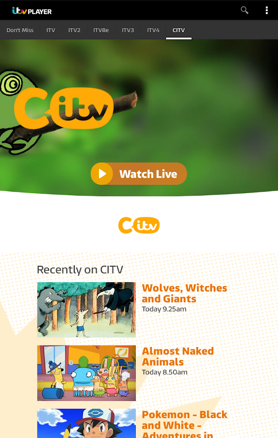 ITV Player Android Apps on Google Play
