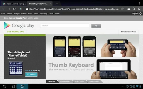 ICS Browser + - screenshot thumbnail