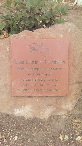 Baler Education Foundation Plaque