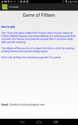 【免費棋類遊戲App】15-Puzzle-APP點子