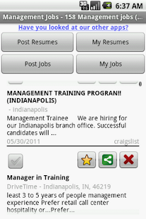 Management Jobs - screenshot thumbnail