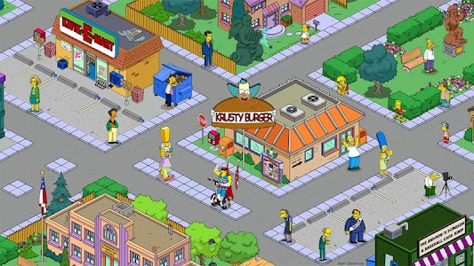 تحميل لعبة مسلية والشهيرة The Simpsons: Tapped Out v4.21.2 للأندرويد