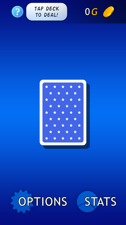 Android application War Card Game screenshort