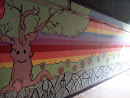 Rainbow Tree Mural