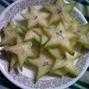 Cross section of Star Fruit