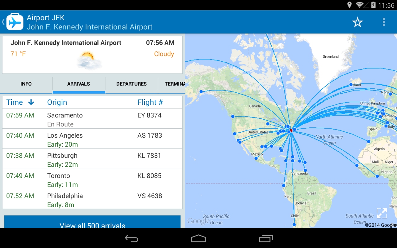 Airlines tracking