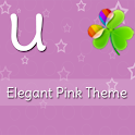 GO Launcher Elegant Pink Theme logo