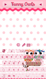 How to install Funny Owls Keyboard 1.14 mod apk for bluestacks