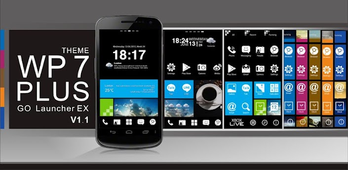 WP7 Plus GO LauncherEX Theme v1.1.4 APK