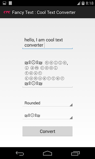 Fancy Text:Cool Text Converter