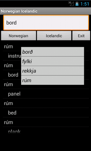 Norwegian Icelandic Dictionary