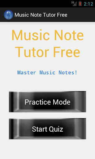 Music Note Tutor Free