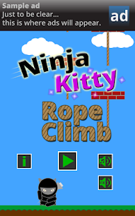 Ninja Kitty Rope Climb