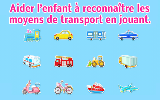 【免費教育App】Les moyens de transport-APP點子