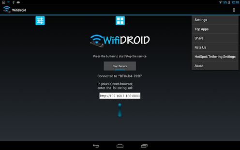 WifiDroid Screenshot