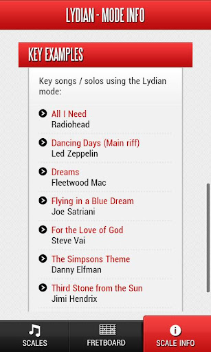【免費音樂App】The Guitarists' Scales & Modes-APP點子