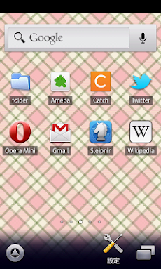 かわいいピンクチェック柄 スマホ待受壁紙 Androidアプリ Applion