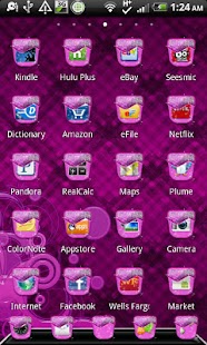 THEME - Glitter Purple Screenshots 4