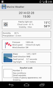 WorldWide Marine Weather Screen 3
