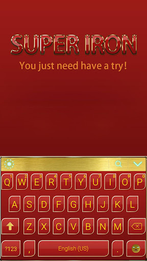 SuperIron Emoji Keyboard Theme