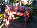 Pink Elephant Statue