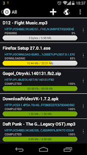 Loader Droid download manager - screenshot thumbnail