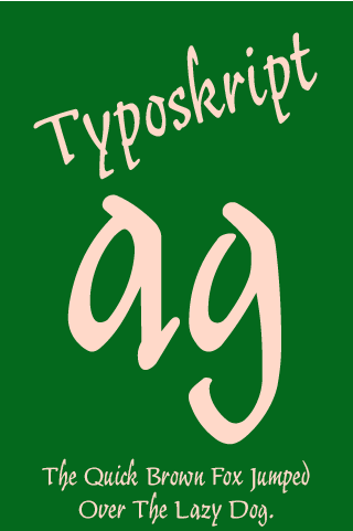 Typoskript Pro FlipFont