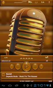 Download gold orange power amp skin APK for PC