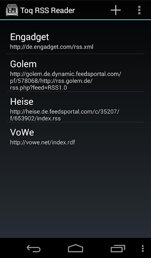 Toq RSS Reader