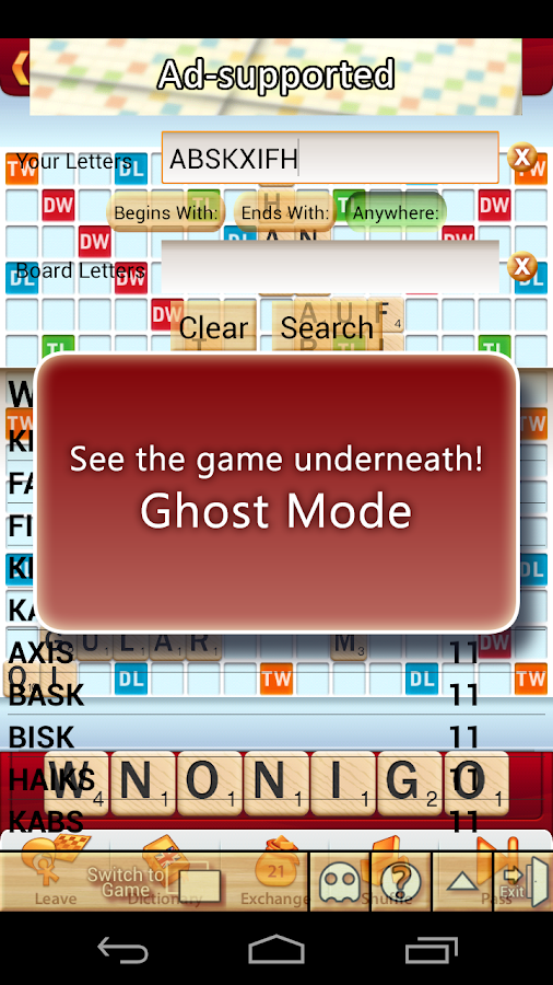 Word Breaker (Scrabble Cheat) screenshot