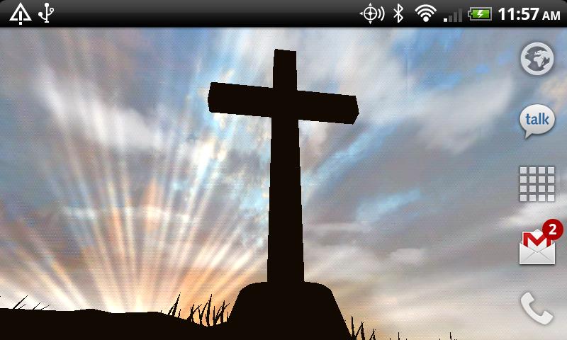 3D Cross Live Wallpaper Screen 3