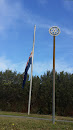 Rotary Club Symbol and Flag Pole