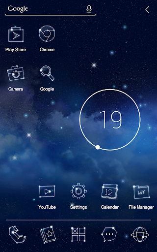 【免費個人化App】Twinkle Star Atom Theme-APP點子