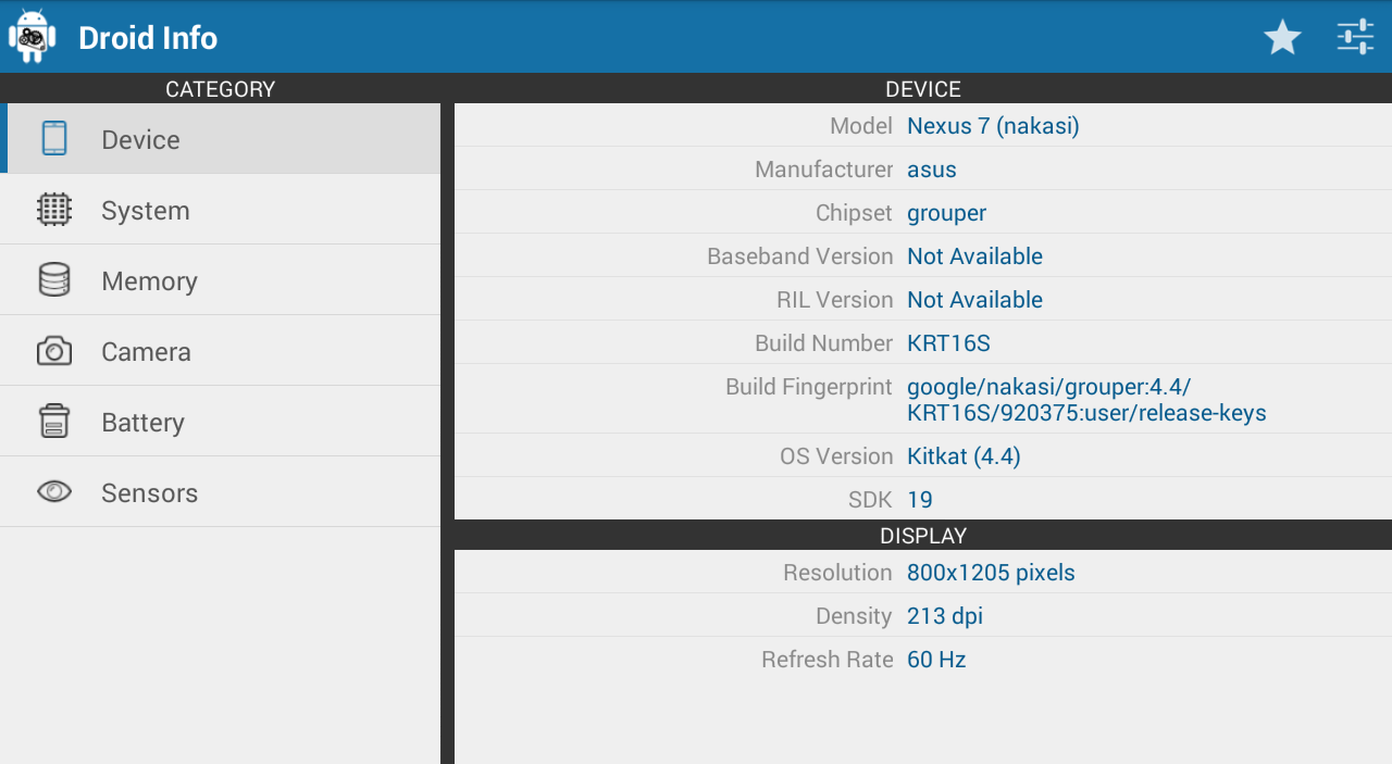 Droid Hardware Info Aplicaciones de Android en Google Play