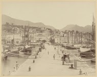 Gezicht op de haven van Patras