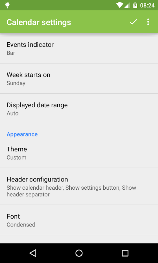    Event Flow Calendar Widget- screenshot  
