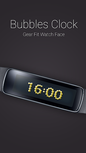 Bubbles Clock for Gear Fit