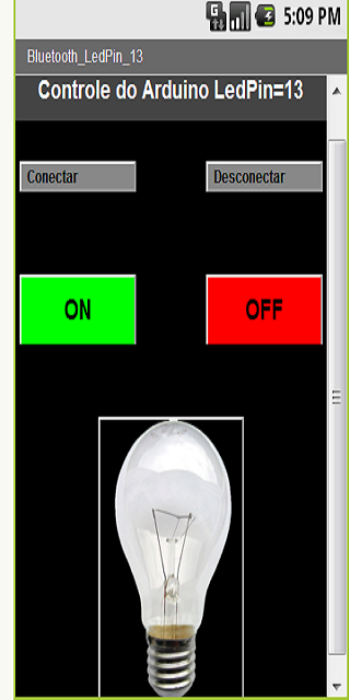   Bluetooth Arduino Led Pin13 ON- tangkapan layar 