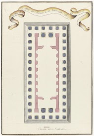 Plattegrond van Minerva tempel te Syracuse