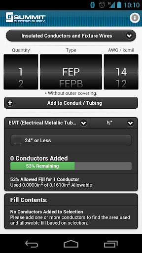 【免費工具App】Conduit Fill Tracker-APP點子