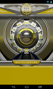 Clock Widget Yellow Gear Screenshots 7