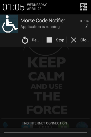 MorseCode Notifier Keyboard