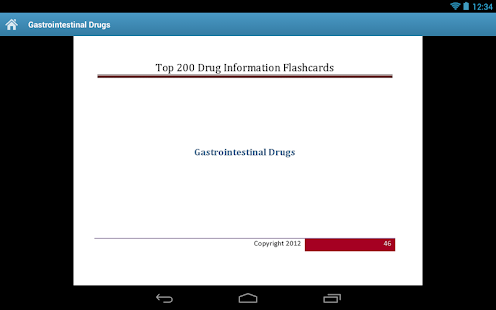 Drug Information Flash Cards