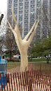 Raw Cut Tree Sculpture 