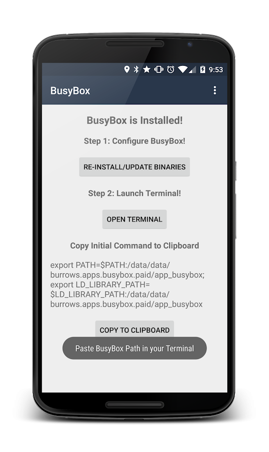 BusyBox Install Pro (No Root) - screenshot