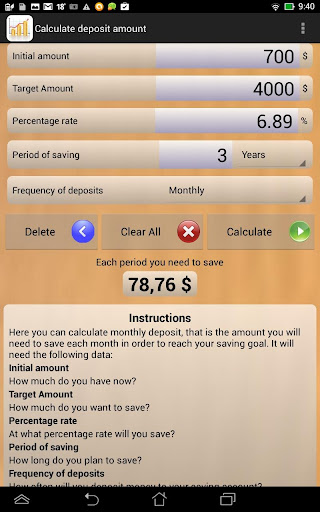 Loans Investments Calculator