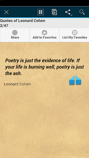 【免費娛樂App】Quotes of Leonard Cohen-APP點子